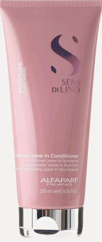 Изображение товара Alfaparf Milano кондиционер Semi di Lino Moisture Nutritive Leave-in несмываемый для сухих волос, 200 мл