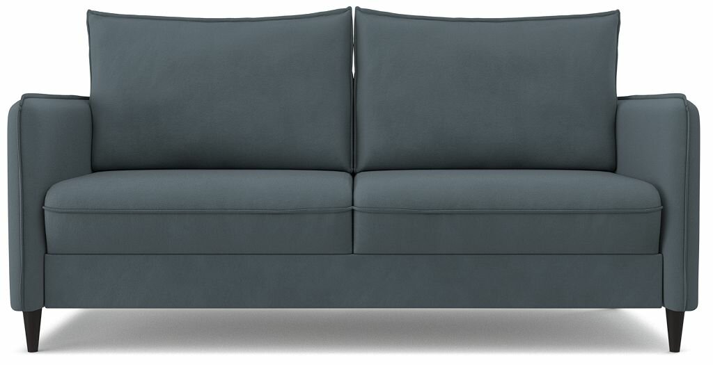 Диван-кровать раскладной PUSHE Фьорд Smart 160, велюр, серый Balance 996