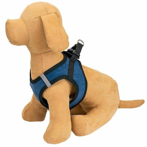 Шлейка для животных ZooM - Герда текстиль трехслойная XL обхват груди 40-45 см черная 1 шт 1659₽