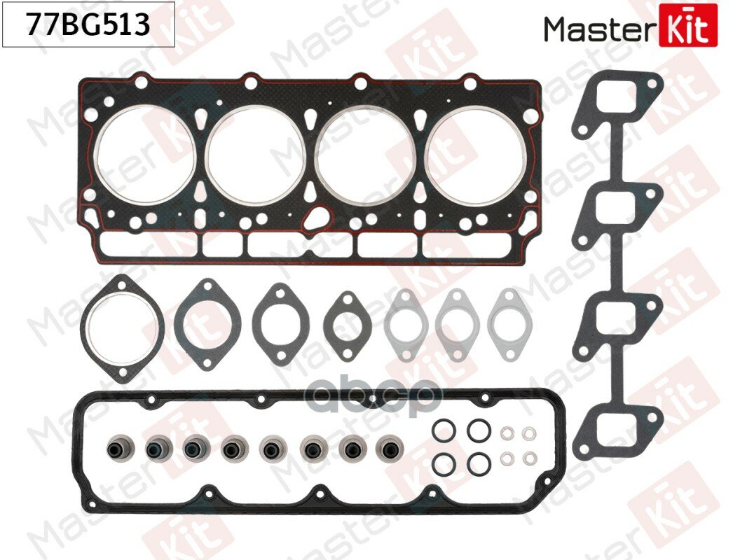 Комплект Прокладок Головки Блока Цилиндров MasterKit арт. 77BG513