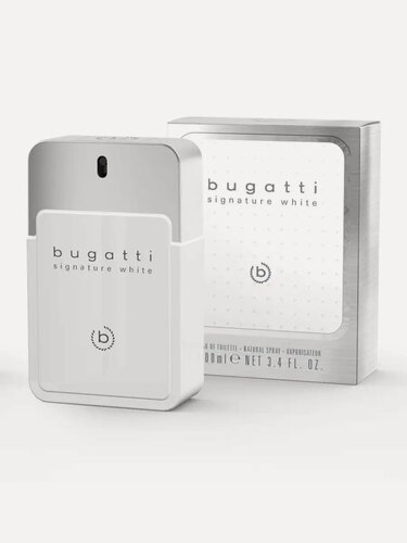 Изображение товара Туалетная вода Bugatti "Signature White", мужская, древесно-пряная, 100мл