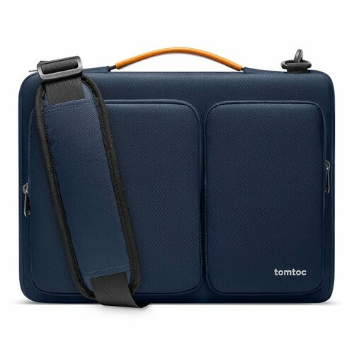 Tomtoc для ноутбуков 15 MacBook Pro/Air сумка Defender Laptop Shoulder Bag A42 Navy Blue