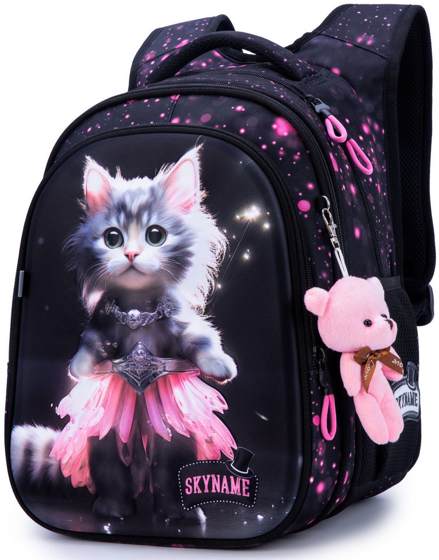 фото Рюкзак школьный с анатомической спинкой + брелок