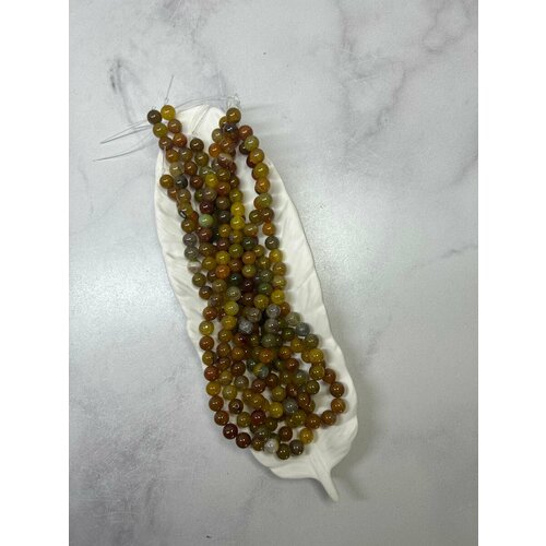 Бусины Агат из натурального камня 8мм 349₽