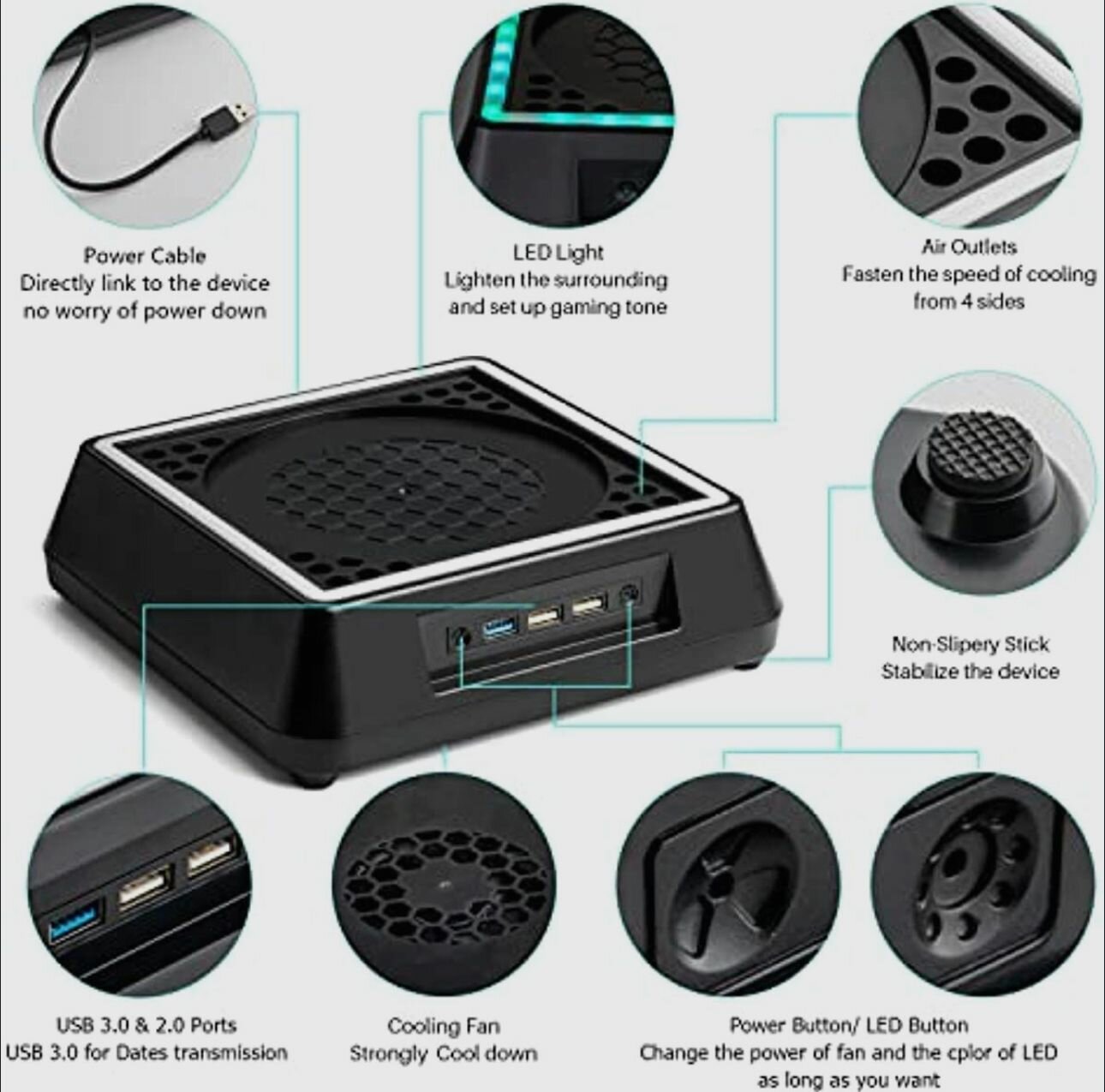Многофункциональная охлаждающая подставка для Xbox Series X — фото 1