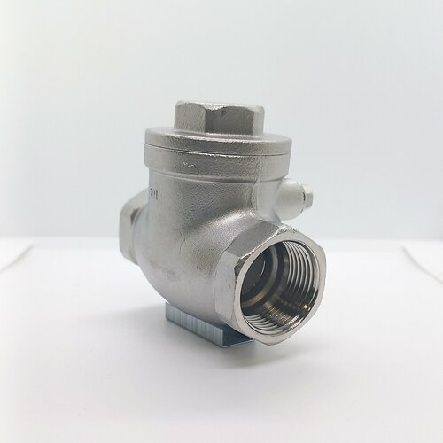 Обратный клапан поворотный горизонтальный муфтовый нержавеющий AISI304 DN40 (11/2