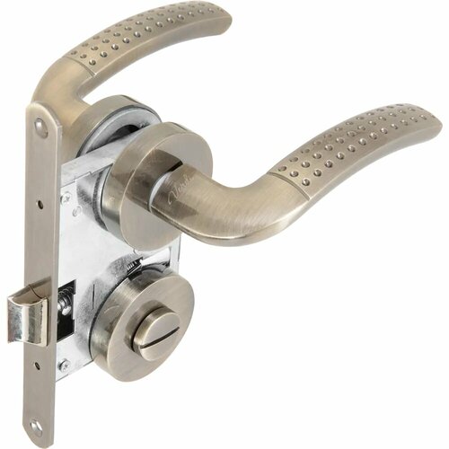 Дверные ручки 260 AB с запиранием комплект цвет бронза 2067₽