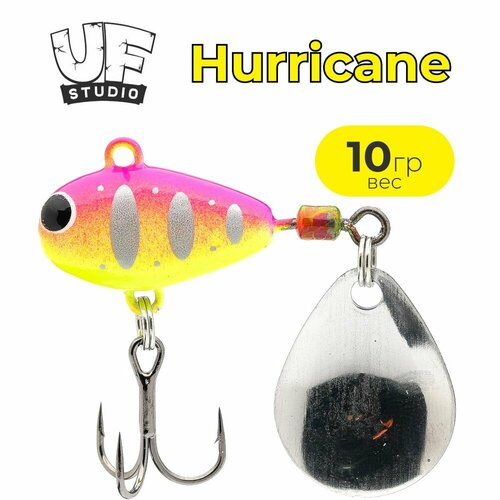 Тейл спиннер UF STUDIO HURRICANE 10g Pink Chart