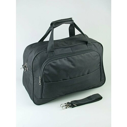 Сумка дорожная Skin 55 л 20х27х45 см ручная кладь чёрный 1569₽