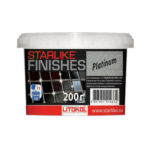   Litokol Starlike Finishes platinum   200 