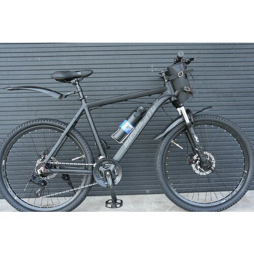 Велосипед 26 Richiesto алюминиевая рама 19 Горный Взрослый Подростковый черный матовый 2590000₽