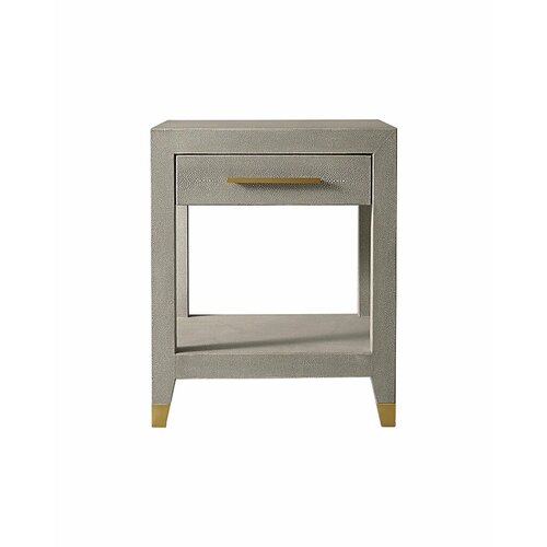 Прикроватная тумба Кларенс gray LouvreHome LHFST05FSHLN 42315₽