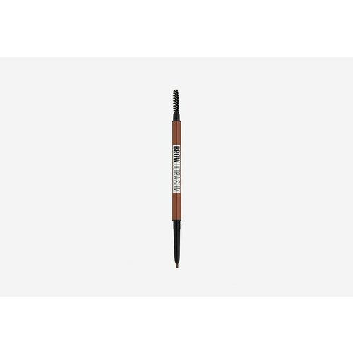 MAYBELLINE NEW YORK Карандаш для бровей Brow Ultra Slim, карандаш + щеточка Warm Brown