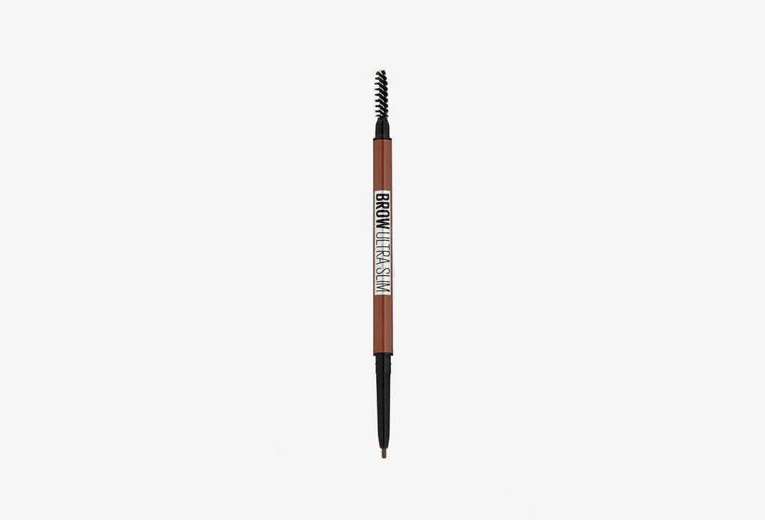 MAYBELLINE NEW YORK Карандаш для бровей "Brow Ultra Slim", карандаш + щеточка Warm Brown