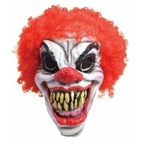 маска клоуна арт 1 Маска Клоун ужасный в парике