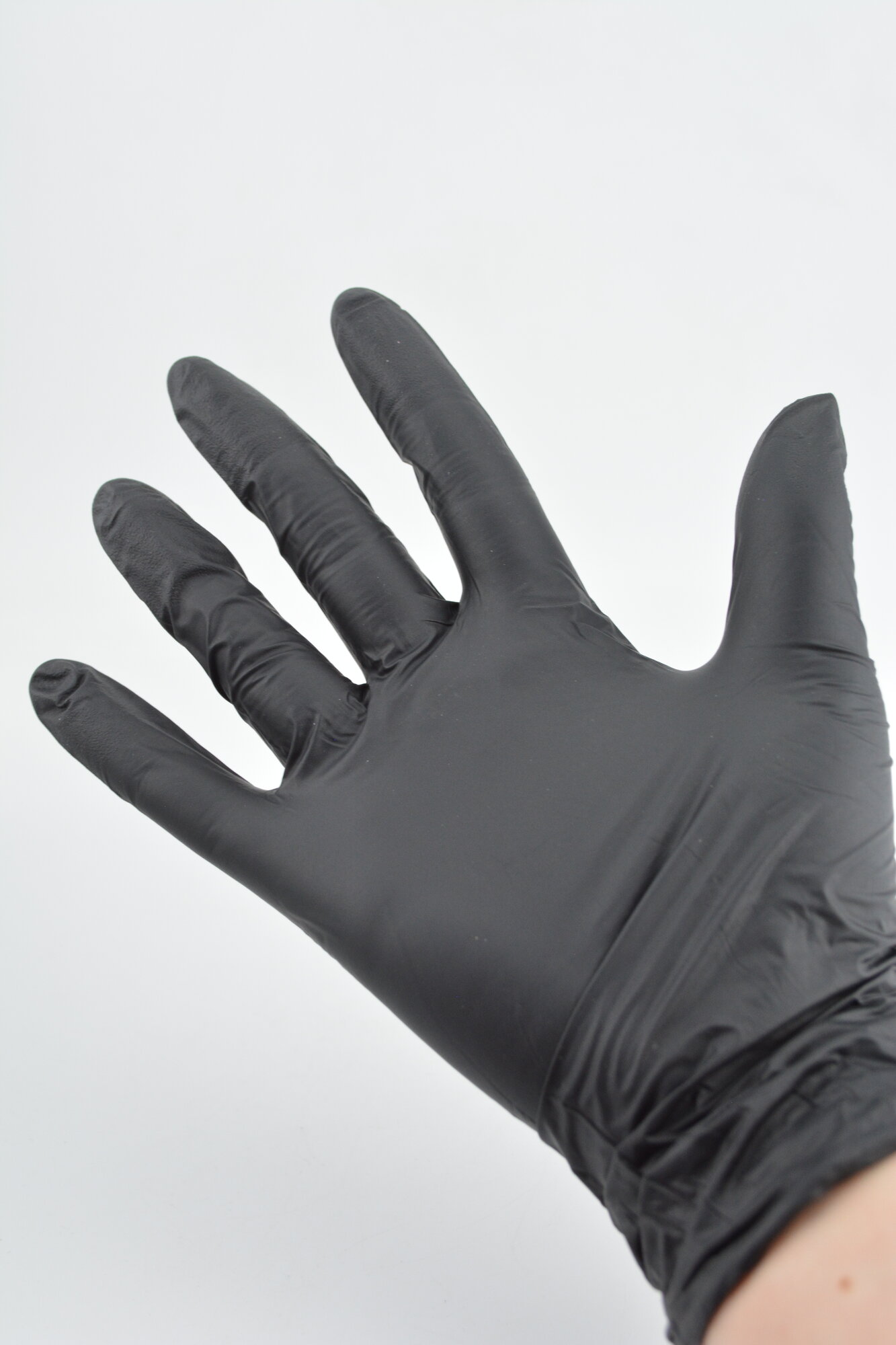 Перчатки виниловые Nitrylex ( черные, размер XL, 100 штук)