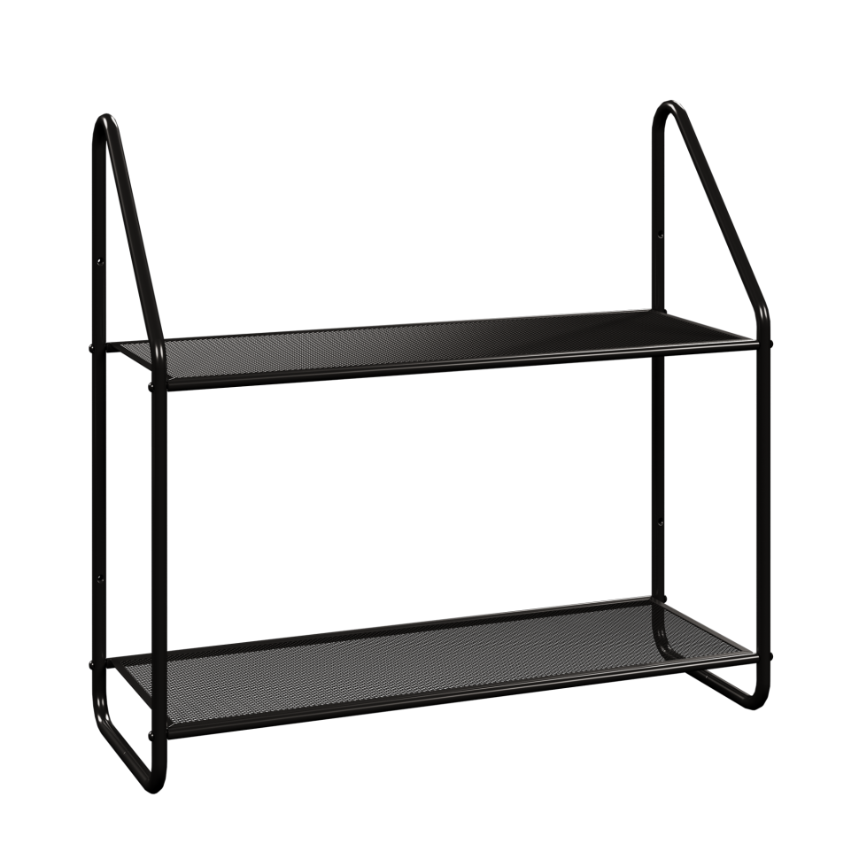 фото ЗМИ ЭНБ22 Ч барселона 22, Полка (этажерка) настенная, цвет: черный, г. Соликамск