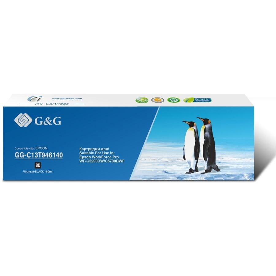 Картридж G&G GG-C13T946140 T9461 черный G and G - фото №3