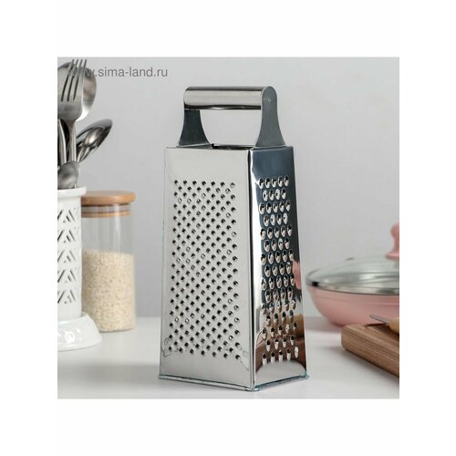 Тёрка четырёхгранная Доляна Металлик 710₽