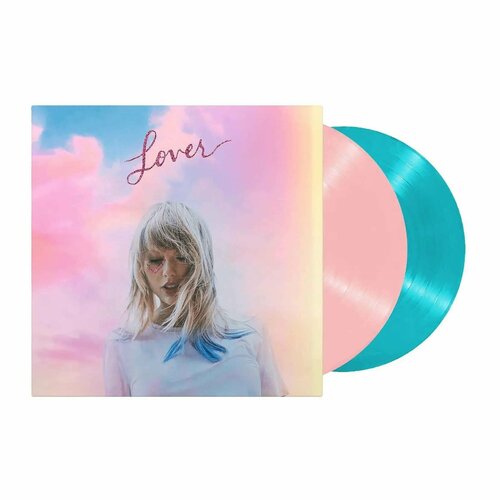 виниловая пластинка swift taylor taylor swift 0843930021154 TAYLOR SWIFT - LOVER (2LP pink & blue) виниловая пластинка