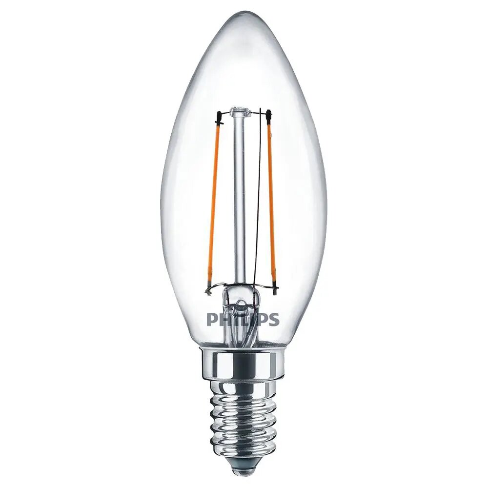 Лампа светодиодная Philips LEDClassic 3000K, E14, B35, 40 Вт, 3000 К Б0044659