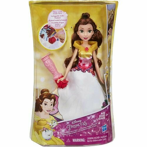 Кукла Hasbro Disney Princess B5295 Белль в юбке с проявляющимся принтом