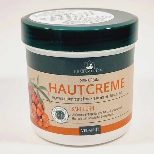 Крем бальзам расслабляющий Herbamedicus Hautcreme Sanddorn - 2 баночки по 250 мл 741₽