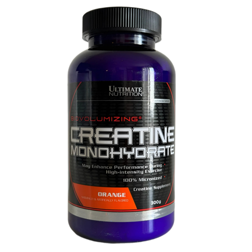 Креатин Ultimate Nutrition 100% Micronized Creatine Monohydrate, 300 гр. Апельсин applied nutrition creatine monohydrate micronized strawberry