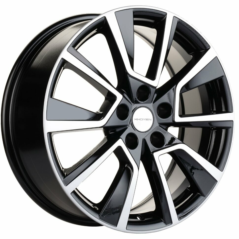 Колёсный диск Khomen Wheels KHW1802 18x7j 5x114,3 ET35 D60,1 Black-FP