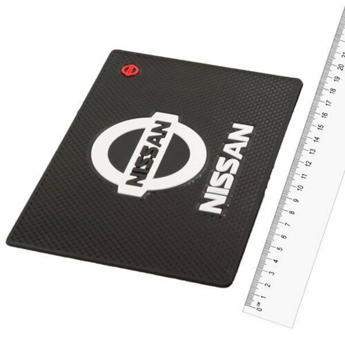 Коврик панели противоскользящий SW плоский с большой эмблемой 1851152мм Nissan 265₽