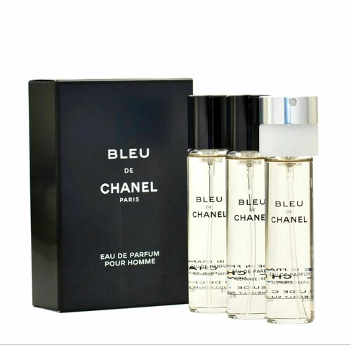 Chanel Bleu De Chanel Twist And Spray Refill мужская парфюмерная вода 3X20 мл chanel парфюмерная вода bleu de chanel 50 мл 100 г