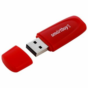 Накопитель USB 2.0 8Гб Smartbuy Scout (SB008GB2SCR), красный