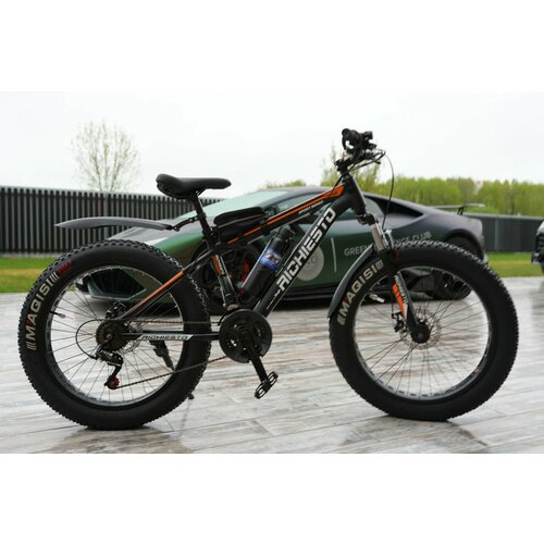 Велосипед Фэтбайк SPR Richiesto 26 Горный Спортивный Взрослый Подростковый оранжевыйчерный матовый модель 2024 27200₽