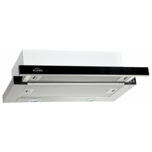 Кухонная вытяжка Elikor Интегра 45 нержавейка черное стекло 708000₽