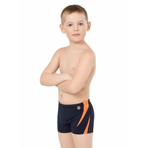 плавки playtoday плавки шорты трикотажные для мальчиков 8 12211643 Плавки Cupa Lapa, размер 7-8 лет, черный, оранжевый