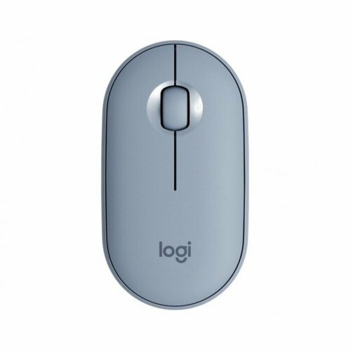 Мышь LOGITECH Pebble M350 беспроводная оптическая 1000 dpi синияя 445400₽