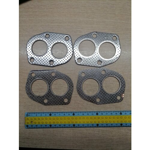 Прокладка ВАЗ-2101 трубы приемной металлическая 2101-1203020М цена на 4ШТ 400₽