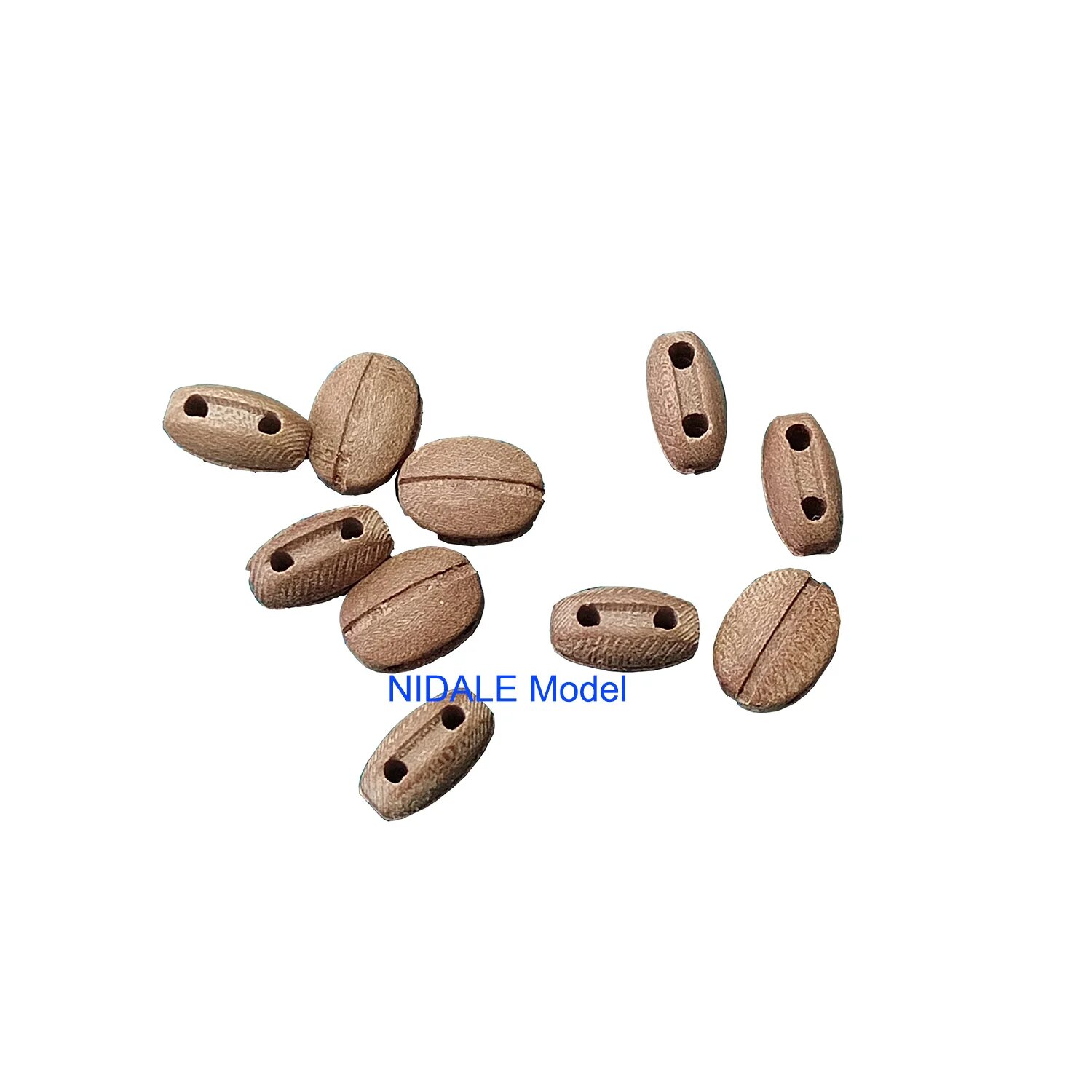NIDALE Шкивы из грушевого дерева для моделей кораблей 10 шт, 3.5 mm Single pulley