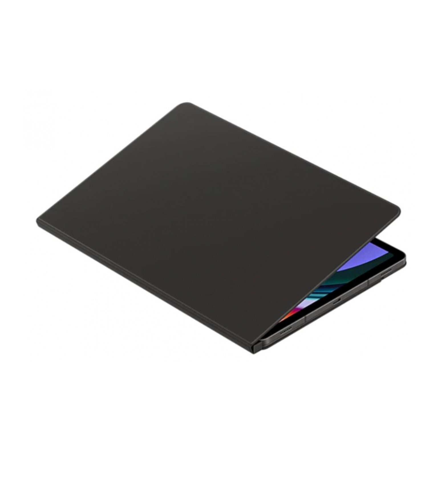 Чехол Samsung для Galaxy Tab S9 Smart Book Cover полиуретан черный (EF-BX710PBEGWW)