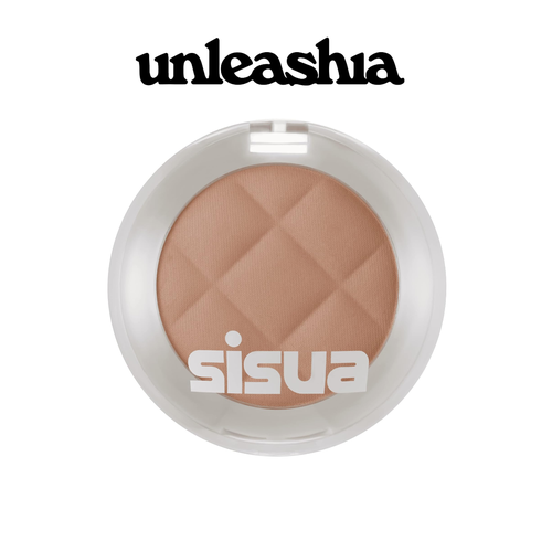 Компактные румяна с сияющим финишем Unleashia Sisua Butter Waffle Dough Blusher 03 Honey Oolong