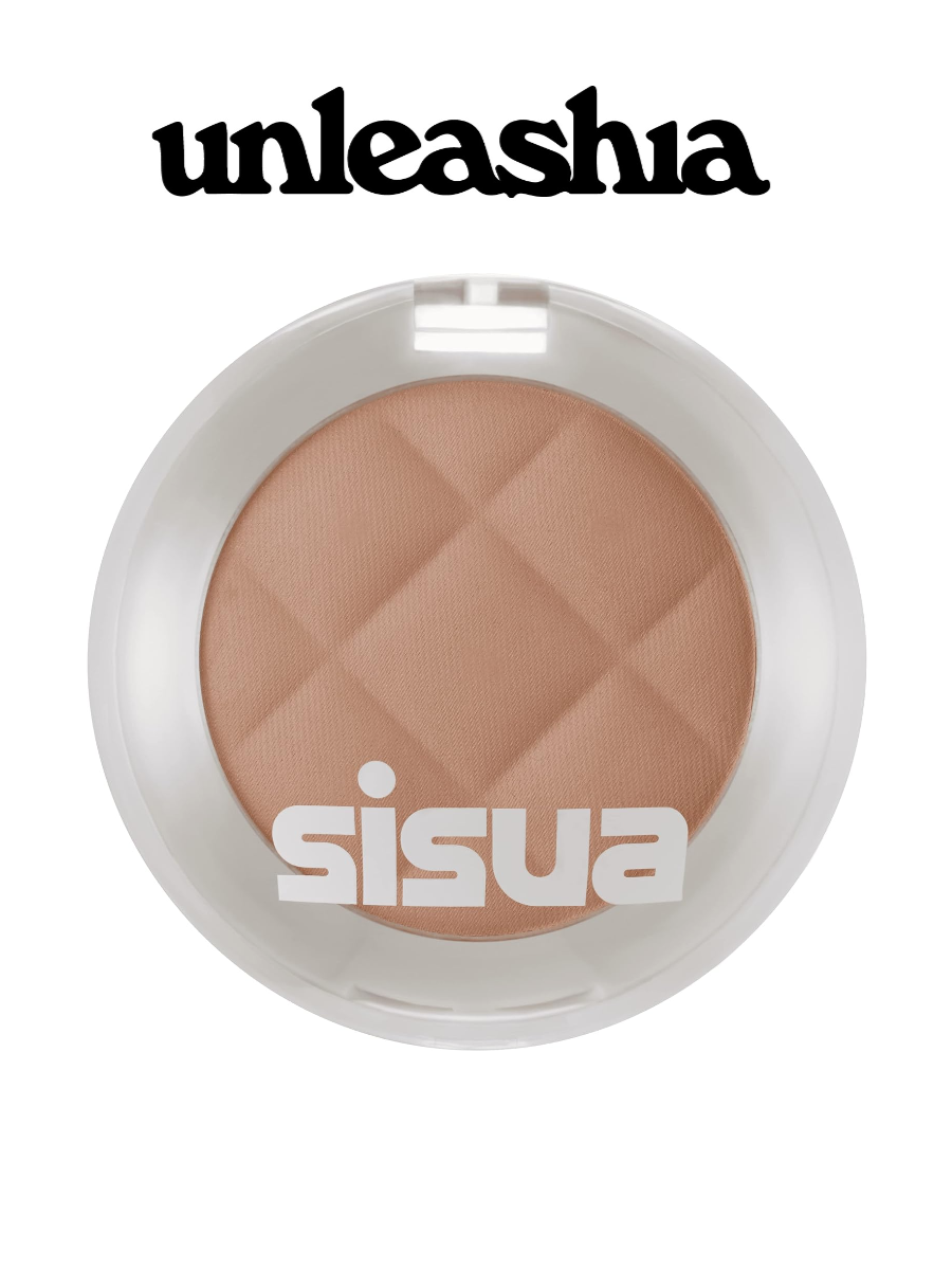 Компактные румяна с сияющим финишем Unleashia Sisua Butter Waffle Dough Blusher 03 Honey Oolong