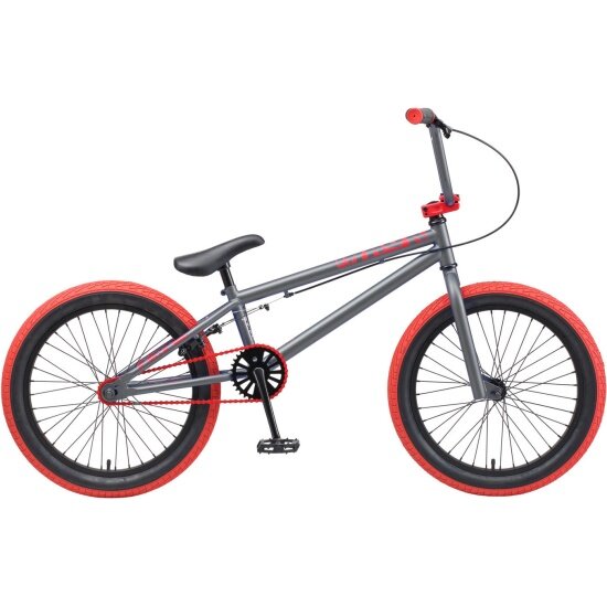 Трюковый велосипед BMX Tech Team Mack 20" серый NN009167