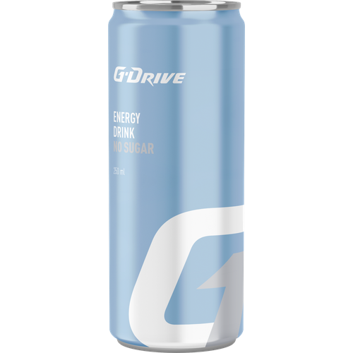 Напиток энергетический G-DRIVE No sugar тонизирующий газированный, 0.25л