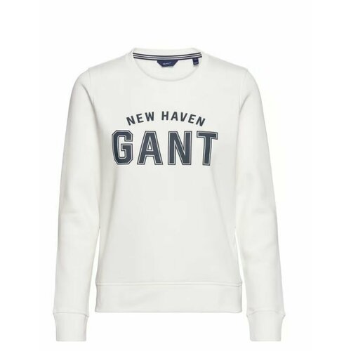 Свитшот GANT LOGO C-NECK SWEAT, размер XL, белый