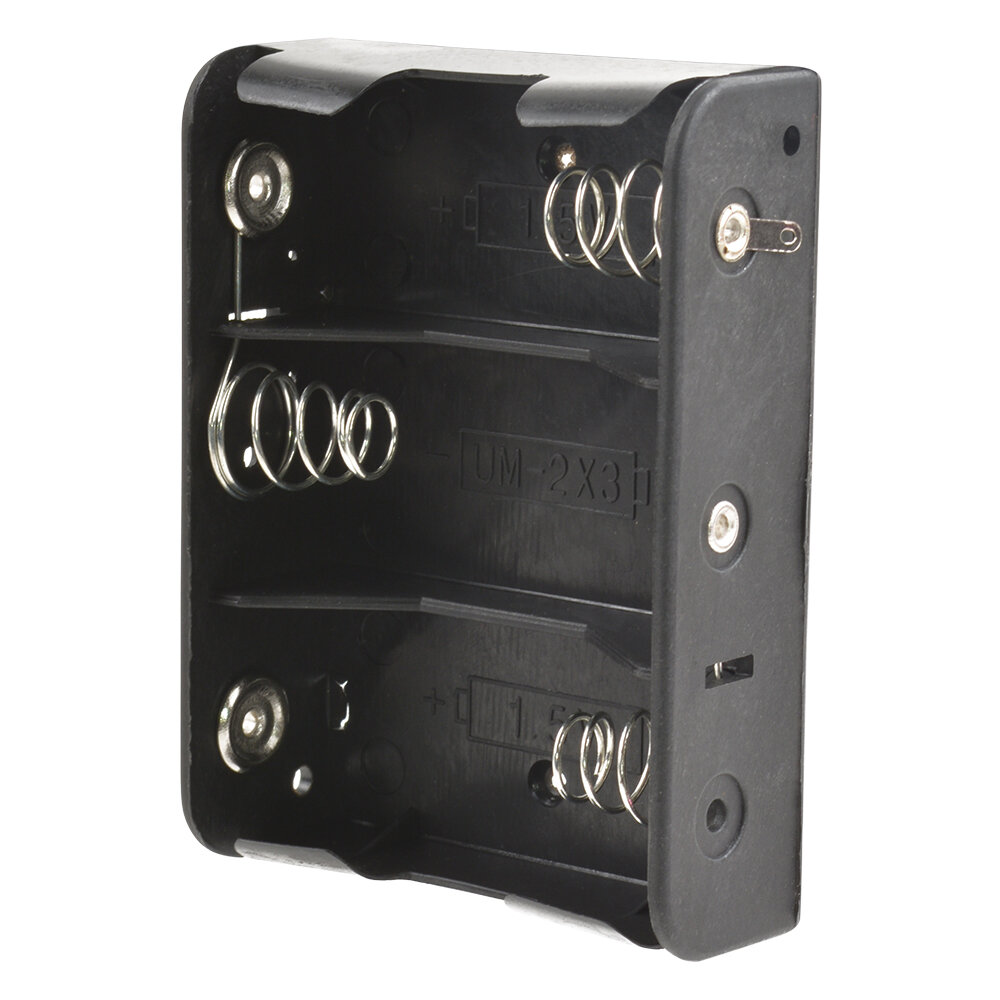 фото Отсек для элементов питания ROBITON Bh3xC/pins с выводами для пайки PK1