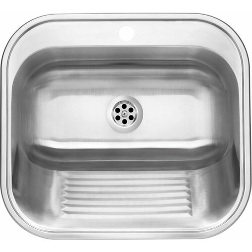 Мойка хозяйственная Deante EGERIA 5549522 см нержавеющая сталь с отверстием под смеситель и сифоном 17479₽