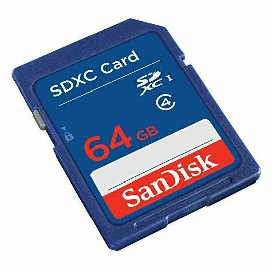 Карта памяти SanDisk Memory Card SDHC, 64 Гб