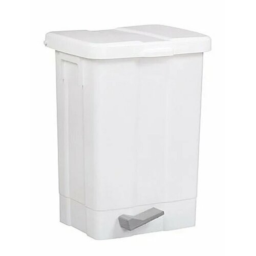 Ведро ACG 25 л для мусора с боковой педалью с крышкой бежевое 4429₽