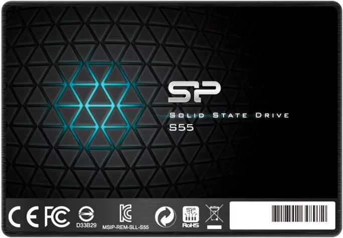 Жесткий диск SSD 2.5" Silicon Power Slim S55 480Gb (SP480GBSS3S55S25)