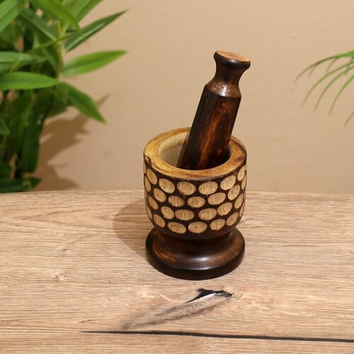 Ступка и пестик Соцветие дерево 10х10х135 см 1175₽